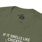 Soldering Iron - If it smells like chicken, you're holding it wrong -  FPV Drone T-Shirt