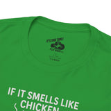Soldering Iron - If it smells like chicken, you're holding it wrong -  FPV Drone T-Shirt