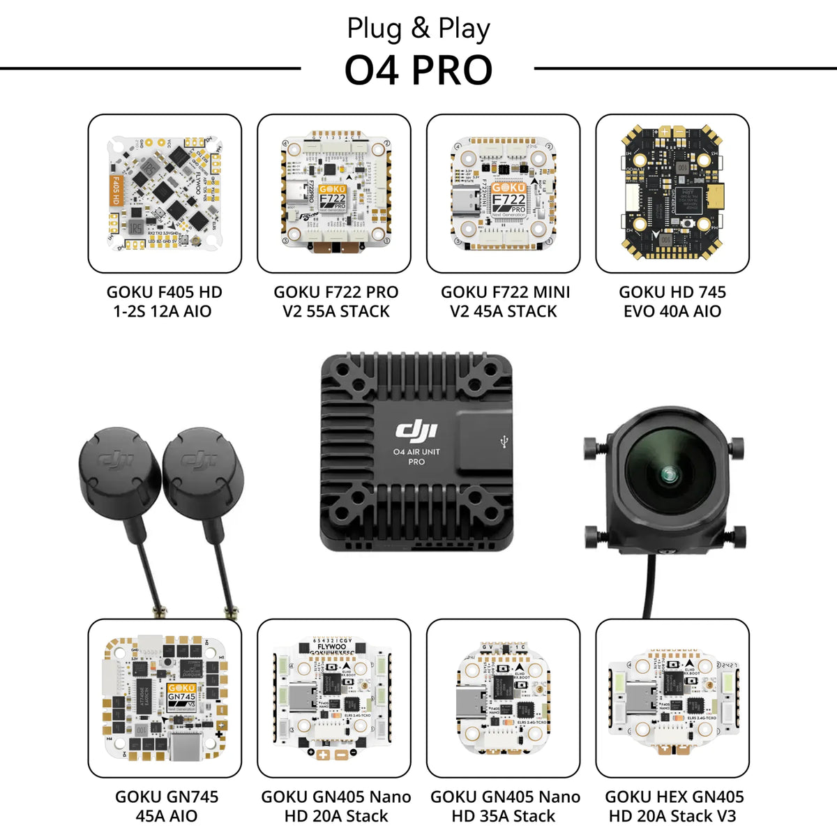 GOKU GN 745 45A AIO 32bit V3 Plug&Play O4 / O4 Pro – Fly High FPV