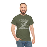 Soldering Iron - If it smells like chicken, you're holding it wrong -  FPV Drone T-Shirt