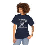 Soldering Iron - If it smells like chicken, you're holding it wrong -  FPV Drone T-Shirt