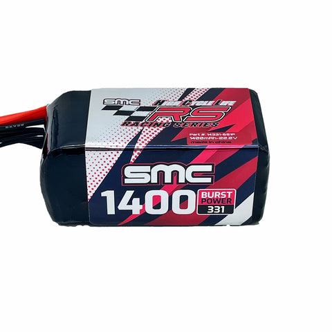 SMC 6S 1400mAh FPV Racing Pack