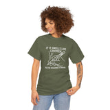 Soldering Iron - If it smells like chicken, you're holding it wrong -  FPV Drone T-Shirt