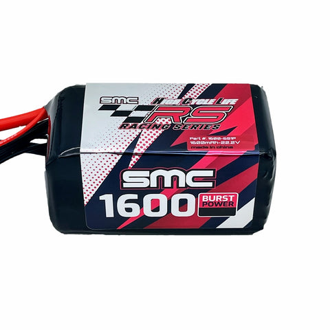 SMC 6S 1600mAh FPV Racing Pack