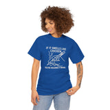 Soldering Iron - If it smells like chicken, you're holding it wrong -  FPV Drone T-Shirt