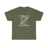 Soldering Iron - If it smells like chicken, you're holding it wrong -  FPV Drone T-Shirt