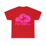 Fly High FPVTee - Pink Logo