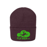 Fly High Beanie - Green Logo