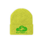 Fly High Beanie - Green Logo