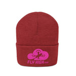 Fly High Beanie - Pink Logo
