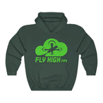Fly High FPV Hoodie (Tango2 approved) - Green Logo